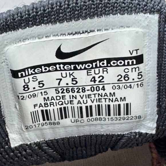 Nike Flyknit Racer 3.0 Lace Up Running Sneakers Multicolor Grey Tongue 8.5 main image 9